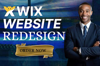 design wix ecommerce website or wix website design redesign