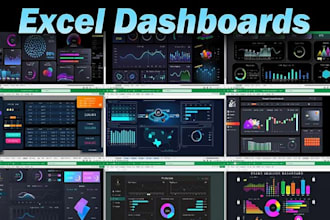 do excel and google sheets dashboard, pivot, chart and graph