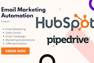setup hubspot email marketing hubspot CRM sales funnel campaign pipedrive