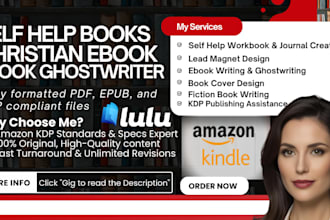 ghostwrite self help ebook, health fitness, adult care, parenting, medical ebook