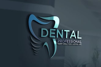 create health, dental, medical wellness nutrition logo