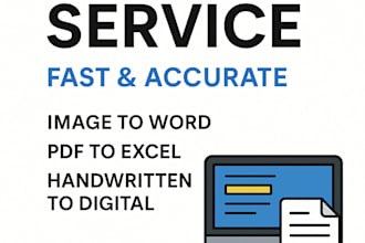 do accurate data entry and typing work in excel or word