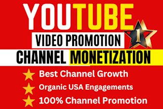 setup and monetize kids youtube video promotion USA, SEO channel manager