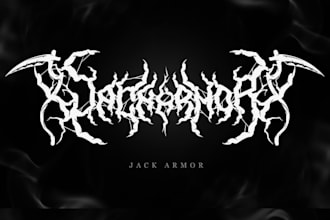 do death metal, black metal, and brutal death metal logo