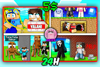 design professional minecraft thumbnails for you