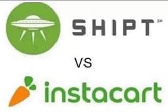 create uber bot, zifty bot, grabber bot, instacart bot, shipt bot