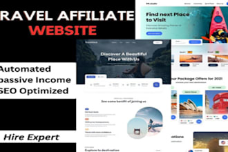 rank your travel affiliate website with powerful organic SEO niche promotion