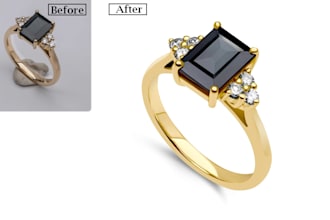 do high end jewelry photo retouching, product photo editing, background removal