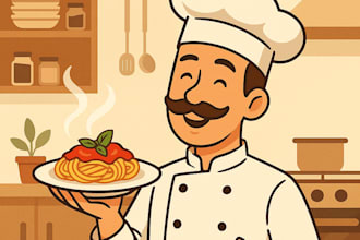 create 1 easy and authentic italian recipe based on your ingredients