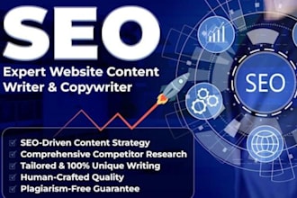 be your SEO website copywriter and content writer