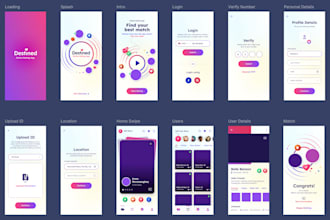 create professional UI UX for mobile app and website design