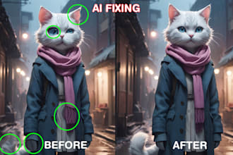 fix, enhance ai generated photos using photoshop