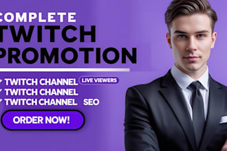 promote your twitch live stream to bring in more live viewers