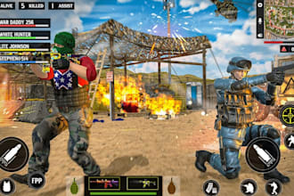 2d or 3d shooting game, multiplayer game, fps, tps game, singleplayer, zonewar