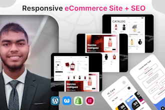 create a responsive and SEO friendly ecommerce website