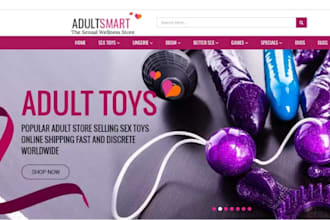build your adult shopify store lingerie website adult toy store adult store