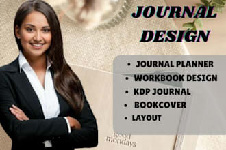 do journal design, planner design, kdp journal, workbook design, journal cover