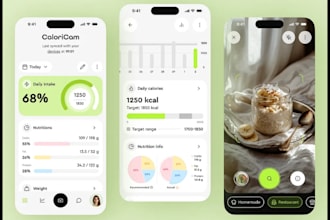 build ai calorie app, calories tracking app, ai nutrients app