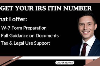 help get your irs itin, ein, taxpayer id fast caa assisted