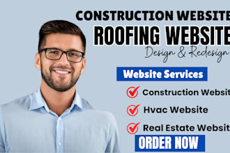construction website contractor website plumbing website real estate website