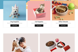 design pet care shopify store, pet care website pet care dropshipping store