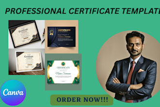 design custom certificate award diploma or award certificate in 12hours