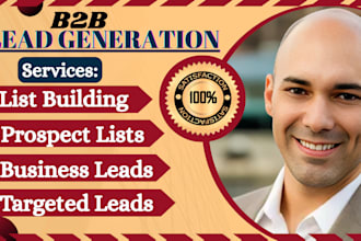 generate targeted b2b leads, and craft cold emails, that drive sales