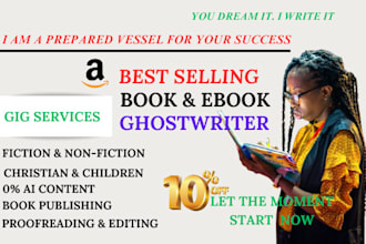 amazon KDP book publishing ebook ghostwriter non fiction book writer kdp editing