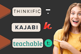 online course content design thinkific kajabi websites ebook teachable thinkific