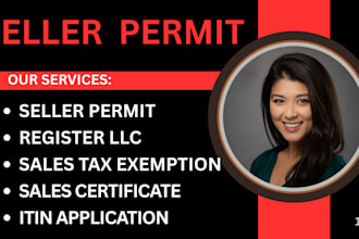 do seller permit, sales tax exempt, resale certificate, itin, register llc