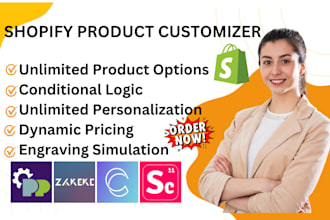 setup shopify product customizer zepto zakeke customily sc kickflip customify