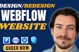 design or develop webflow website, figma to webflow, expert developer