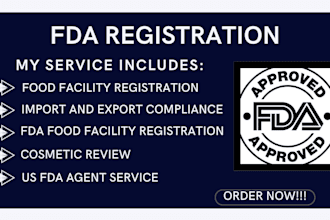 do fda registration import permit food facility and food label design