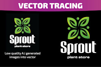 vector trace, redesign logo, vectorize your low quality image