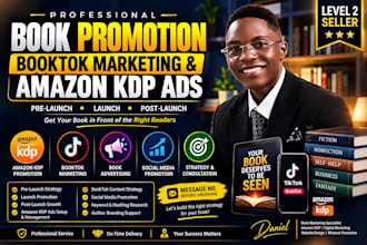 promote your book with booktok marketing and amazon KDP ads