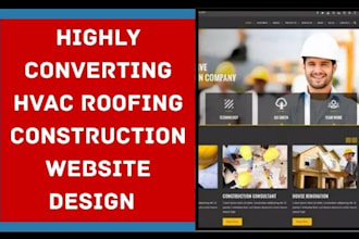 design hvac construction roofing plumbing flooring locksmith cleaning website