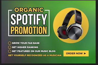 organic spotify album promotion and spotify music promotion