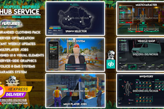 give you the nchub v2 beta server files for fivem qbcore