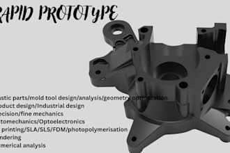 do 3d model cad stl files and rapid prototype cnc machining