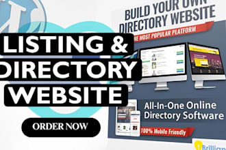 brilliant directory website design wordpress geodirectory listingpro hivepress