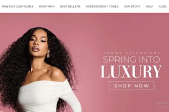 hair extension website hair extension shopify store hair extension store hair
