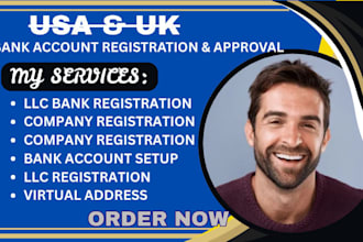 do US llc bank registration for resident and non resident, ein, with debit card