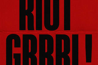 design a postpunk or rock poster for your musical project