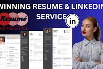 write winning usa uk ats resume cv cover letter linkedin profile optimization