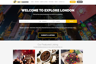 wordpress geodirectory website, listingpro, directory listing, voxel theme