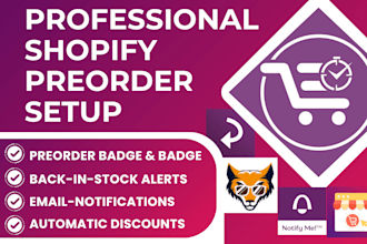 setup shopify preorder appikon notify wolf wod globo ez stoq timesact preorder