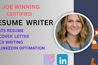 write and upgrade your resume, cv, cover letter, linkedin