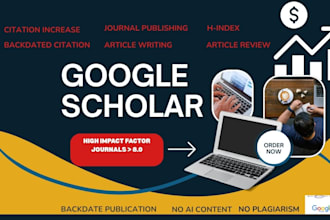 increase citation, backdate article publishing, google scholar citation