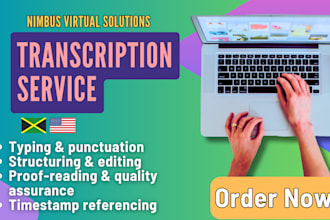 deliver fast, high quality audio and video transcriptions