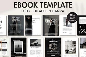 canva ebook design ebook cover canva workbook design canva expert ebook layout